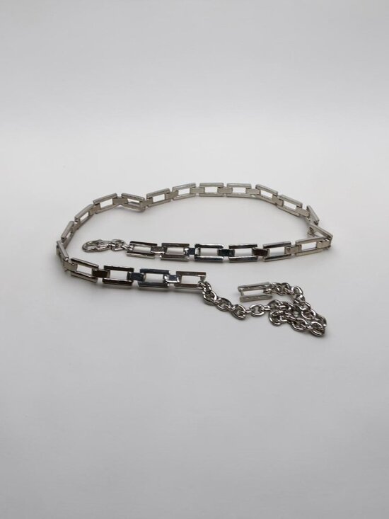 Belt Industrial Interlocking Stainless Steel Rectangular Runway Chain Link 36\